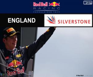 yapboz Max Verstappen, 2016 Britanya Grand Prix